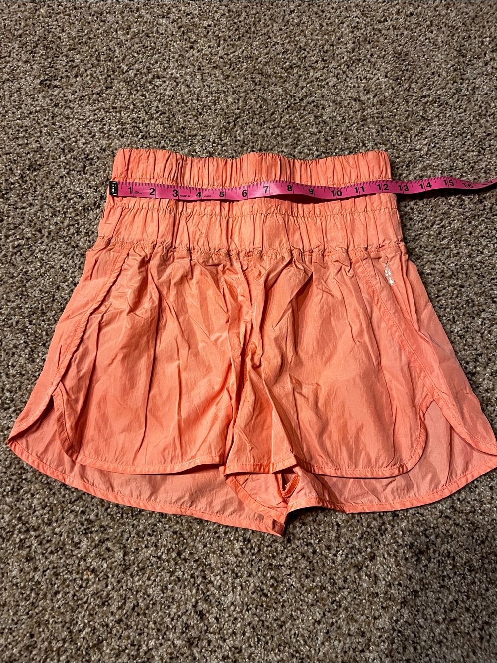 Free People Movement The Way Home Shorts in Coral- Medium